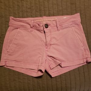 American Eagle pink shorts size 4